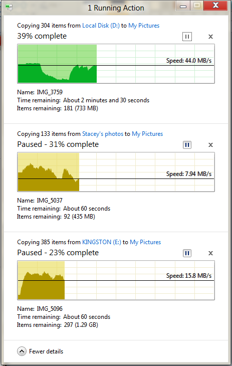 Windows 8 unified file transfer dialog